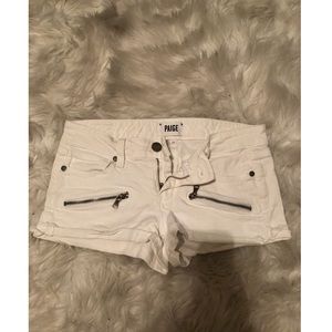Paige White Jean Shorts